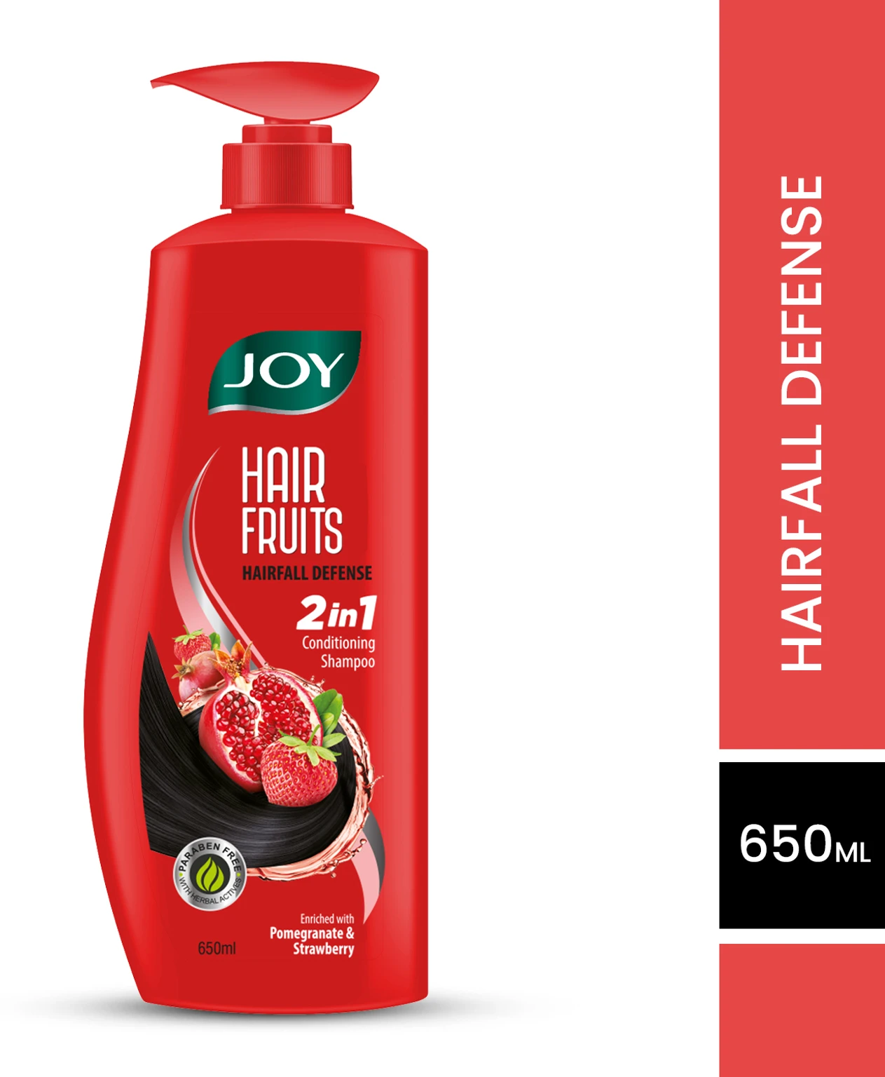 Joy Hairfall Defence Conditioning Shampoo' Promotes Hair Growth (650 ml)